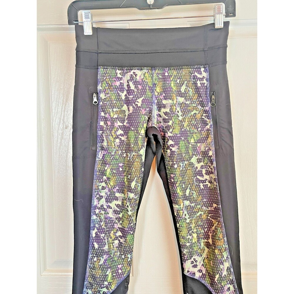 Lululemon vintage Align Women sz 4 Floral digital  leggings